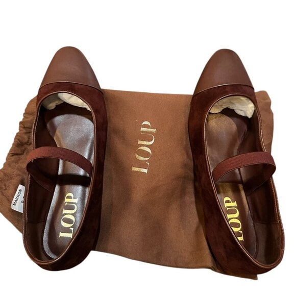 Beautiful Maroon Mary Jane Flats - 9.5 • Deep maroon/burgundy - Size 9.5 - New - Picture 2 of 6